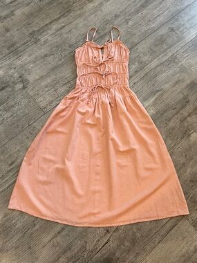 open lace back dress Pink Sequin Boucle Bow Mini Dress  self-portrait-US